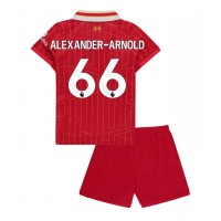 Camiseta Liverpool Alexander-Arnold #66 Primera Equipación Replica 2024-25 para niños mangas cortas (+ Pantalones cortos)